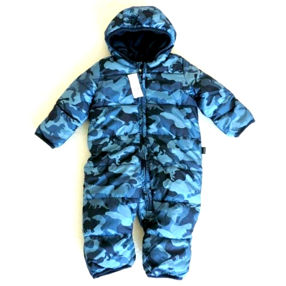 BabyGap Camo Puffer One-Piece Size: 3-6 Months